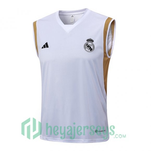 Real Madrid Soccer Vest White 2023/2024