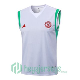 Manchester United Soccer Vest White 2023/2024
