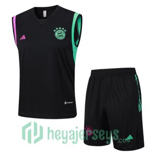 Bayern Munich Soccer Vest + Shorts Black 2023/2024