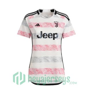 Juventus Womens Soccer Jersey Away White 2023/2024