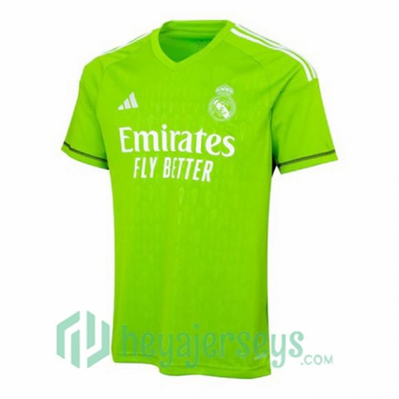 Real Madrid Goalkeeper Soccer Jersey Green 2023/2024