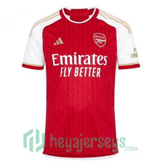 Arsenal Soccer Jersey Home Red White 2023/2024