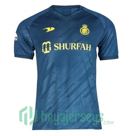 Al-Nassr FC Soccer Jersey Away Blue 2022/2023