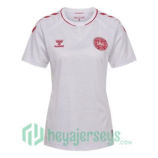 Denmark Womens Away Jersey White Euro 2022