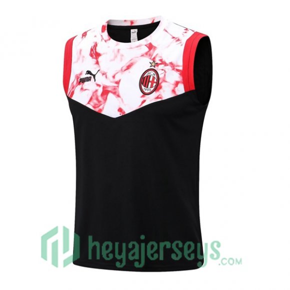 AC Milan Soccer Vest Black White 2022/2023