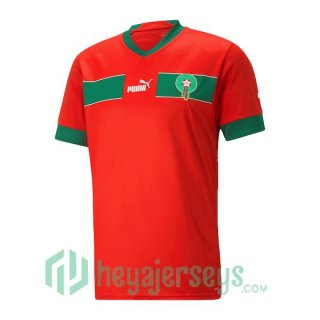 Morocco Home Jersey Red 2023/2023