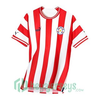 Paraguay Home Jersey Red White 2023/2023