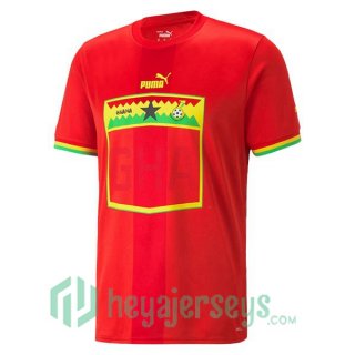 Ghana Away Jersey Red 2023/2023