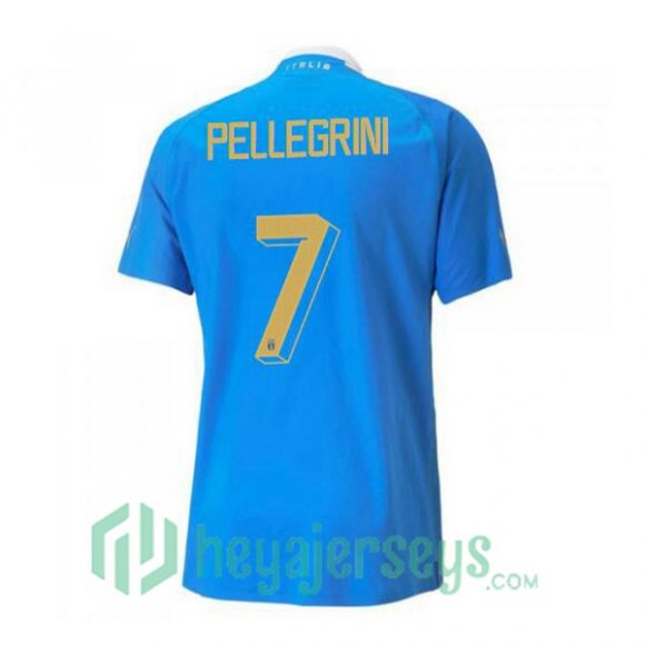 Italy（Pellegrini 7）Home Jersey Blue 2023/2023