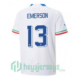Italy (Emerson 13) Away Jersey White 2023/2023