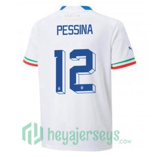 Italy (Pessina 12) Away Jersey White 2023/2023