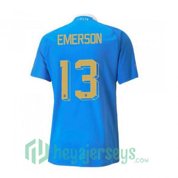 Italy（Emerson 13）Home Jersey Blue 2023/2023