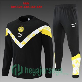 Borussia Dortmund Kids Training Tracksuit Black 2022/2023
