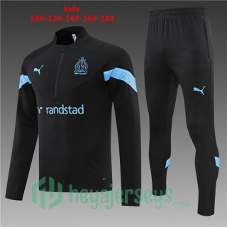 Olympique MarseilleKids Training Jacket Suit Black 2022/2023