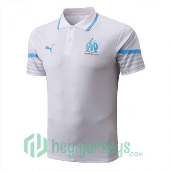 Olympique MarseillePolo Jersey White 2022/2023