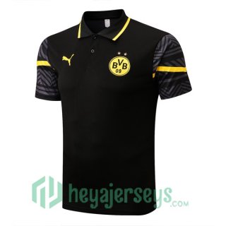 Borussia Dortmund Polo Jersey Black 2022/2023