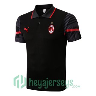 AC Milan Polo Jersey Black 2022/2023