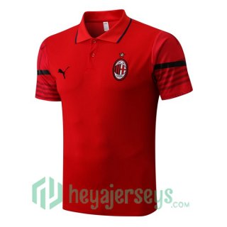 AC Milan Polo Jersey Red 2022/2023