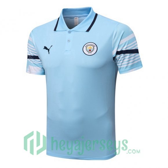 Manchester City Polo Jersey Blue 2022/2023