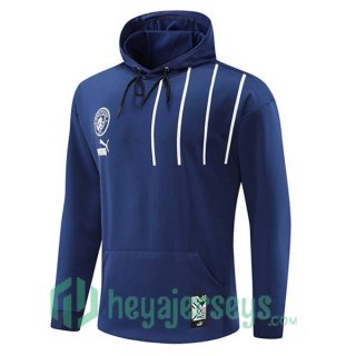 Manchester City Training Sweatshirt Hoodie Royal Blue 2022/2023