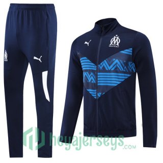 Olympique MarseilleTraining Jacket Suit Blue 2022/2023