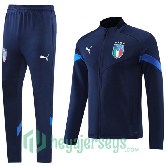 Italy Training Jacket Suit Royal Blue 2022/2023