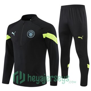 Manchester City Training Jacket Suit Black 2022/2023