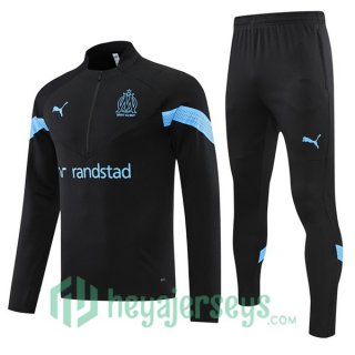 Olympique MarseilleTraining Jacket Suit Black 2022/2023