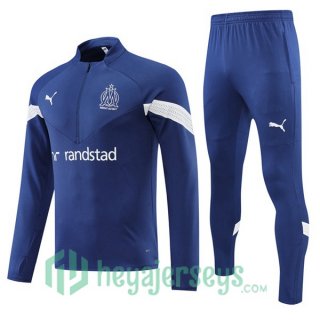 Olympique MarseilleTraining Jacket Suit Royal Blue 2022/2023