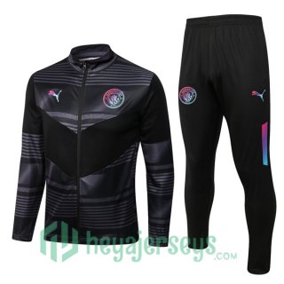 Manchester City Training Jacket Suit Black 2022/2023