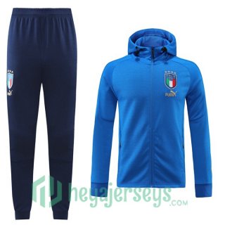 Italy Training Tracksuit Hoodie Blue 2022/2023