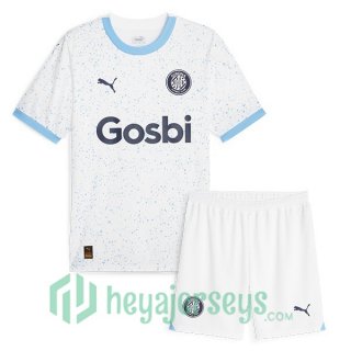 Girona Kids Soccer Jersey Away White 2023/2024