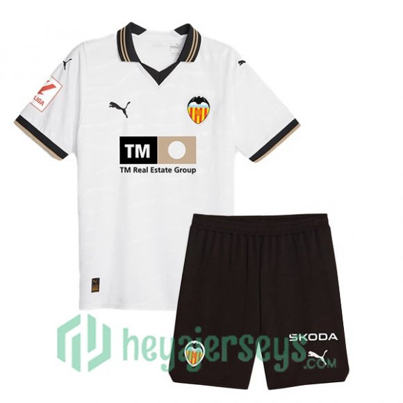 Valencia CF Kids Soccer Jersey Home White 2023/2024