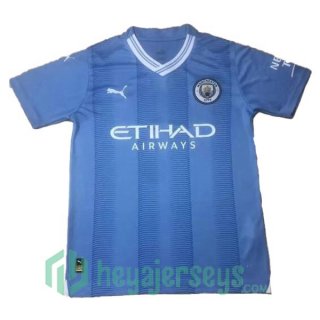 Manchester City Soccer Jersey Home Blue Leaked Version 2023/2024
