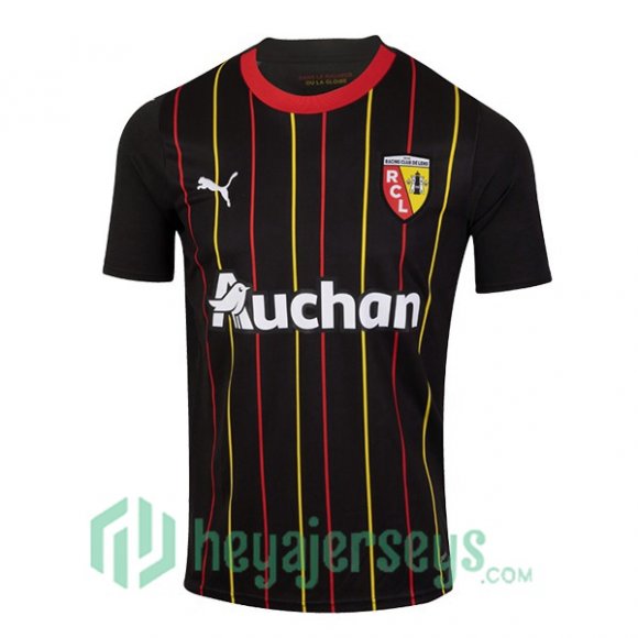 RC Lens Soccer Jersey Away Black 2023/2024