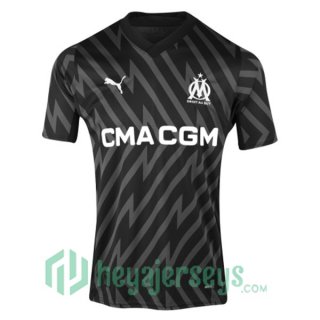 Marseille OM Soccer Jersey Goalkeeper Black 2023/2024