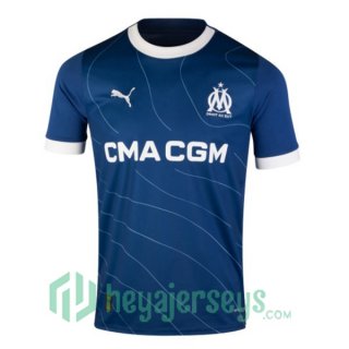 Marseille OM Soccer Jersey Away Blue 2023/2024