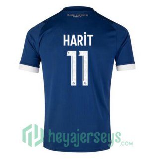 Marseille OM (HARIT 11) Soccer Jersey Away Blue 2023/2024