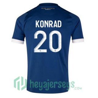 Marseille OM (KONRAD 20) Soccer Jersey Away Blue 2023/2024