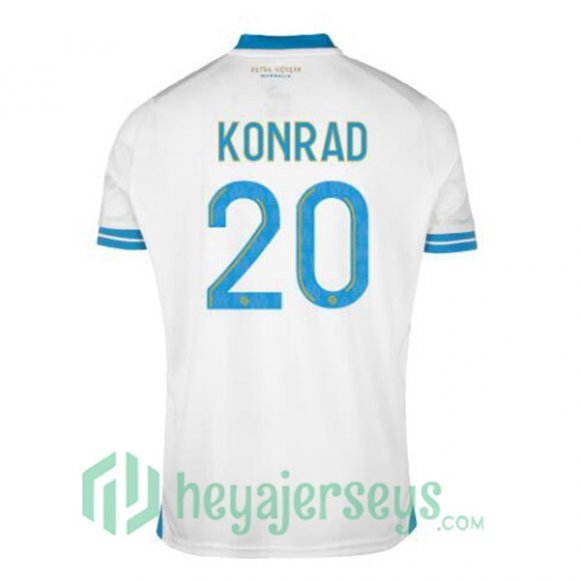 Marseille OM (KONRAD 20) Soccer Jersey Home White 2023/2024