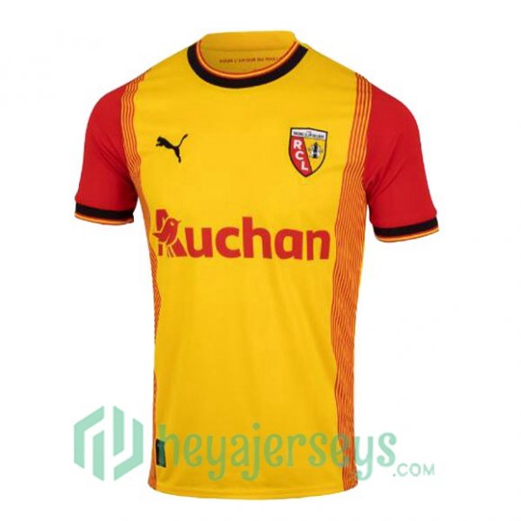 RC Lens Soccer Jersey Home Yellow Red 2023/2024