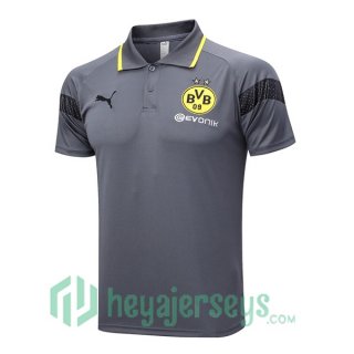Borussia Dortmund Soccer Polo Grey 2023/2024