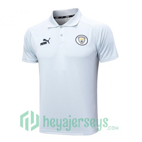 Manchester City Soccer Polo White 2023/2024