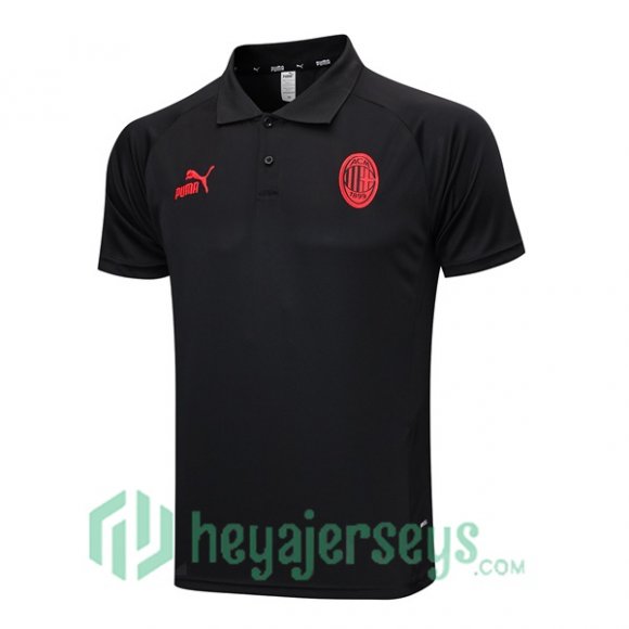 AC Milan Soccer Polo Black 2023/2024