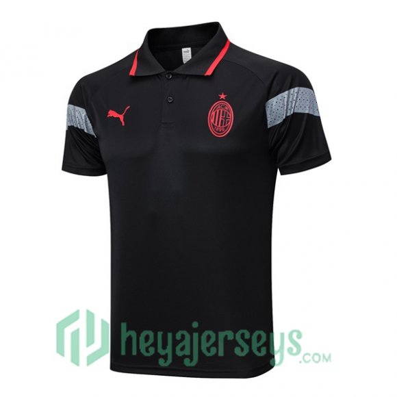 AC Milan Soccer Polo Black 2023/2024