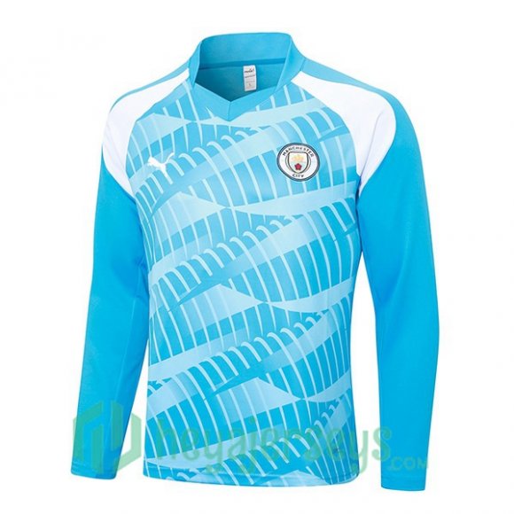 Manchester City Training Sweatshirt Blue 2023/2024