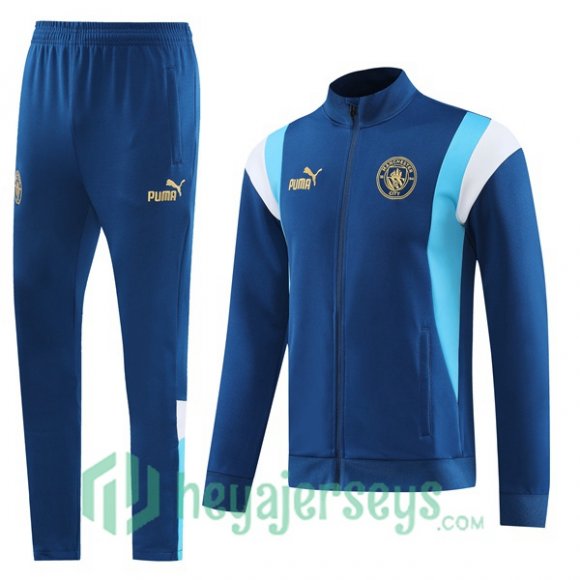 Manchester City Training Jacket Suit Royal Blue 2023/2024