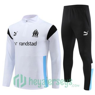 Marseille OM Training Tracksuit Suit White 2023/2024