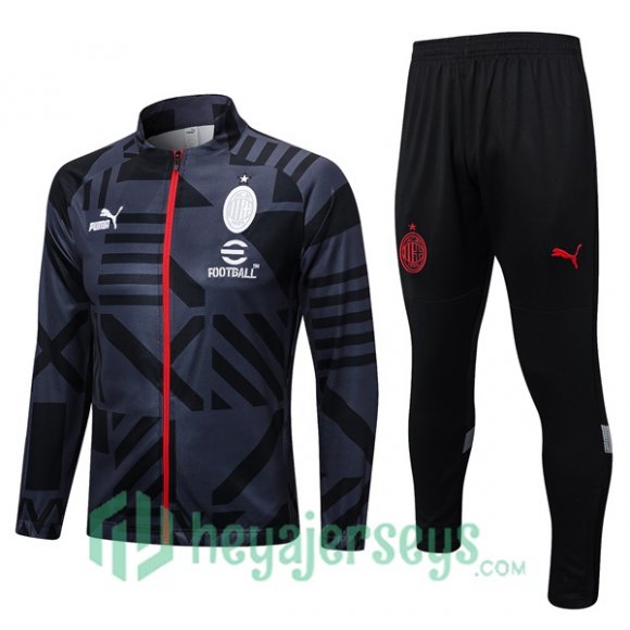 AC Milan Training Jacket Suit Black 2023/2024