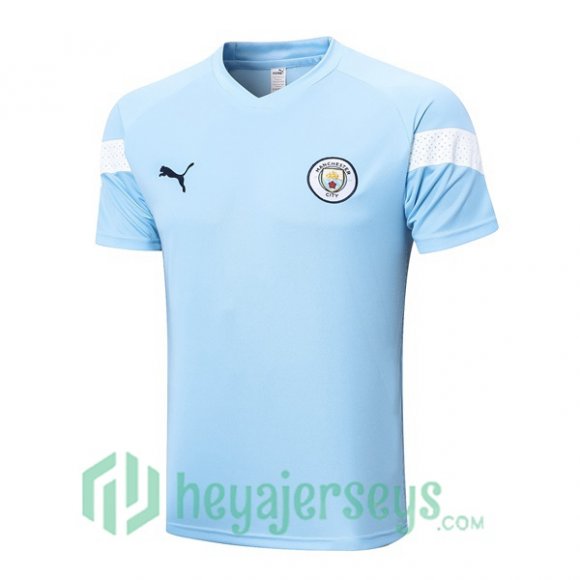 Manchester City Training T Shirt Blue 2023/2024